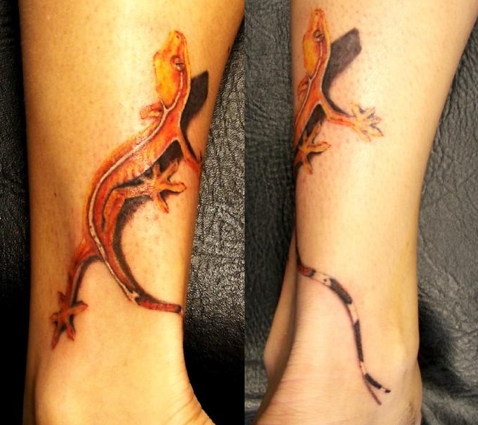 Tattoo by Layn Hamilton There are around 2000 known species of gecko on our
